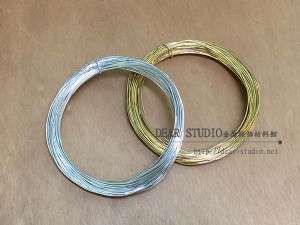 1.5mm台製鋁線(銀/K金色)